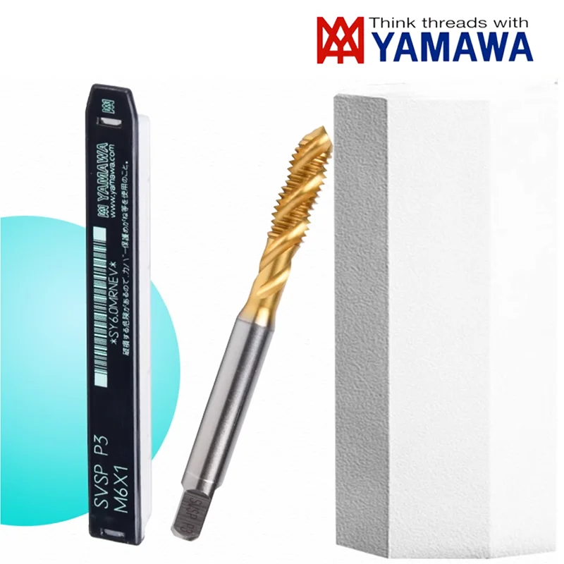 Janpan YAMAWA 1 шт. HSSE TIN покрытие спиральный рифленый метчик UNC 2-56 3-48 4-40 6-32 10-24 14 38 UNF 10-32 метчики для машинной резьбы (art.: 3920d2ca1a02c) - 3920d2ca1a02c