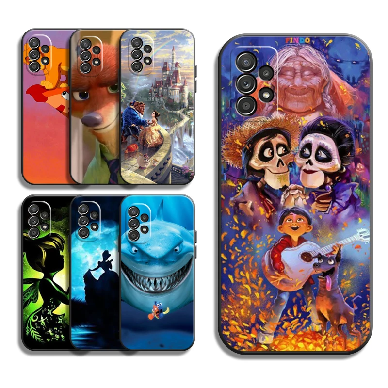 

2022 Disney Cartoon Phone Cases For Samsung Galaxy A31 A32 A51 A71 A52 A72 4G 5G A11 A21S A20 A22 4G Funda Carcasa Back Cover