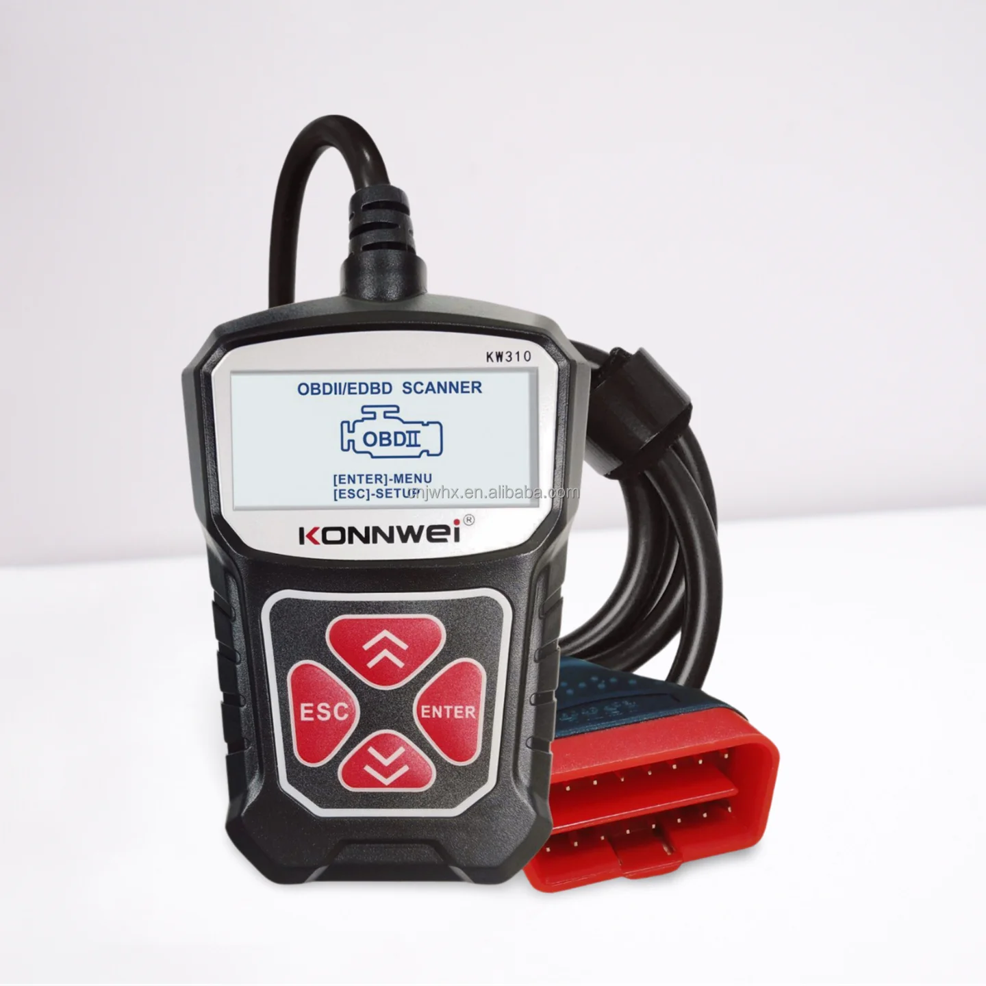 Фото KONNWEI OBD II KW310 диагностический сканер двигателя автомобиля инструмент для ремонта диагностический тестер №2