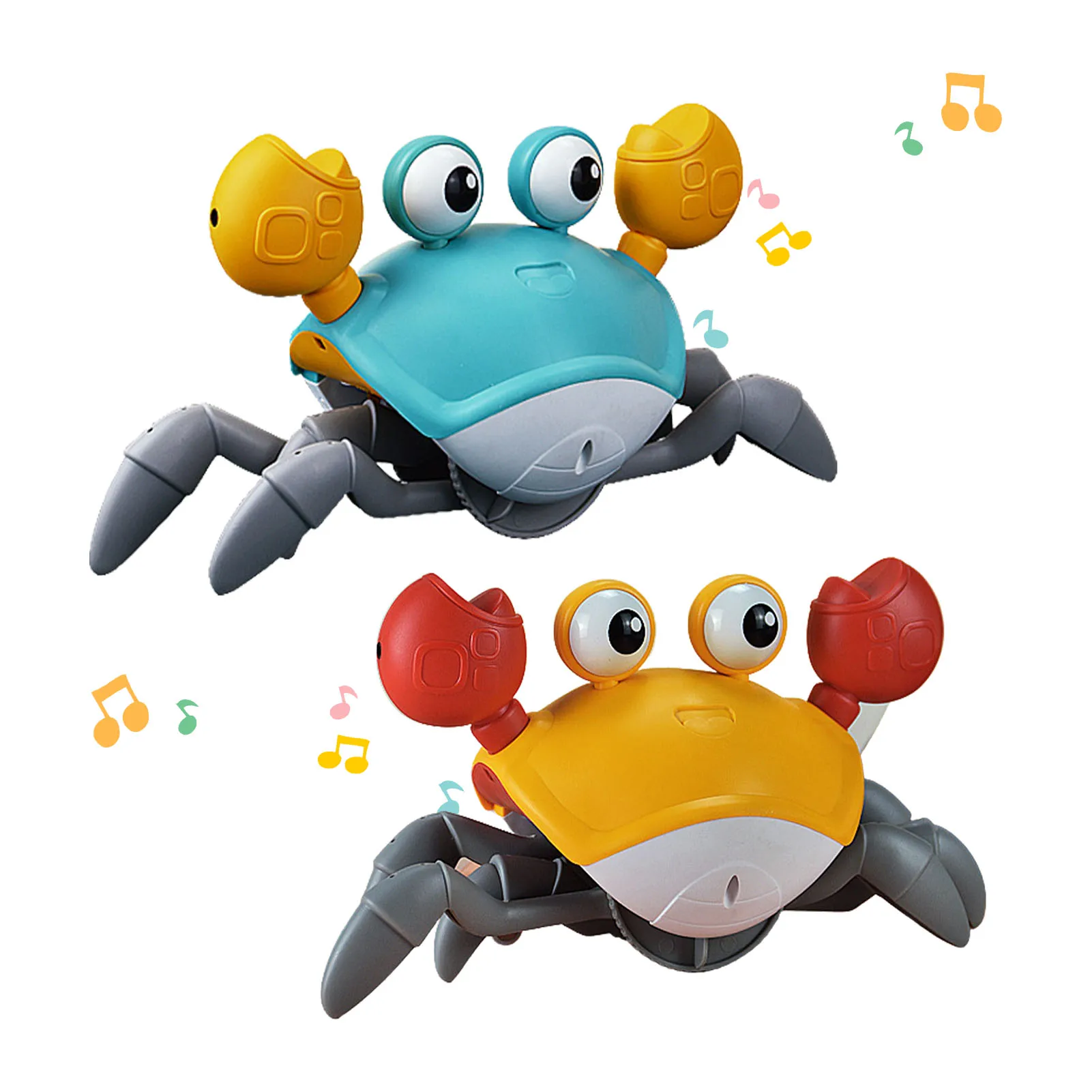 

Baby Crawling Crab Toy Sensor Electronic Crab Toy With Sound Music And Lights Crawling Toys For Babies 6-12 Months Interactive T