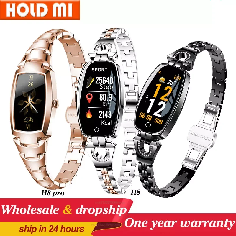

H8 Women Smartwatch Heart Rate Monitor Blood Pressure Girls Smart watch Band Fitness Tracker lady bracelet Wristband