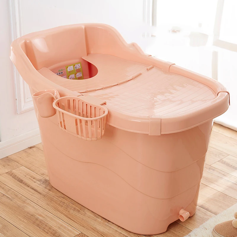 

Adults Plastic Bathtub Anti Slip Collapsible Large Size Mobile Bathtub Swimming Japanese Jaccuzi Gonflable Bathroom Products