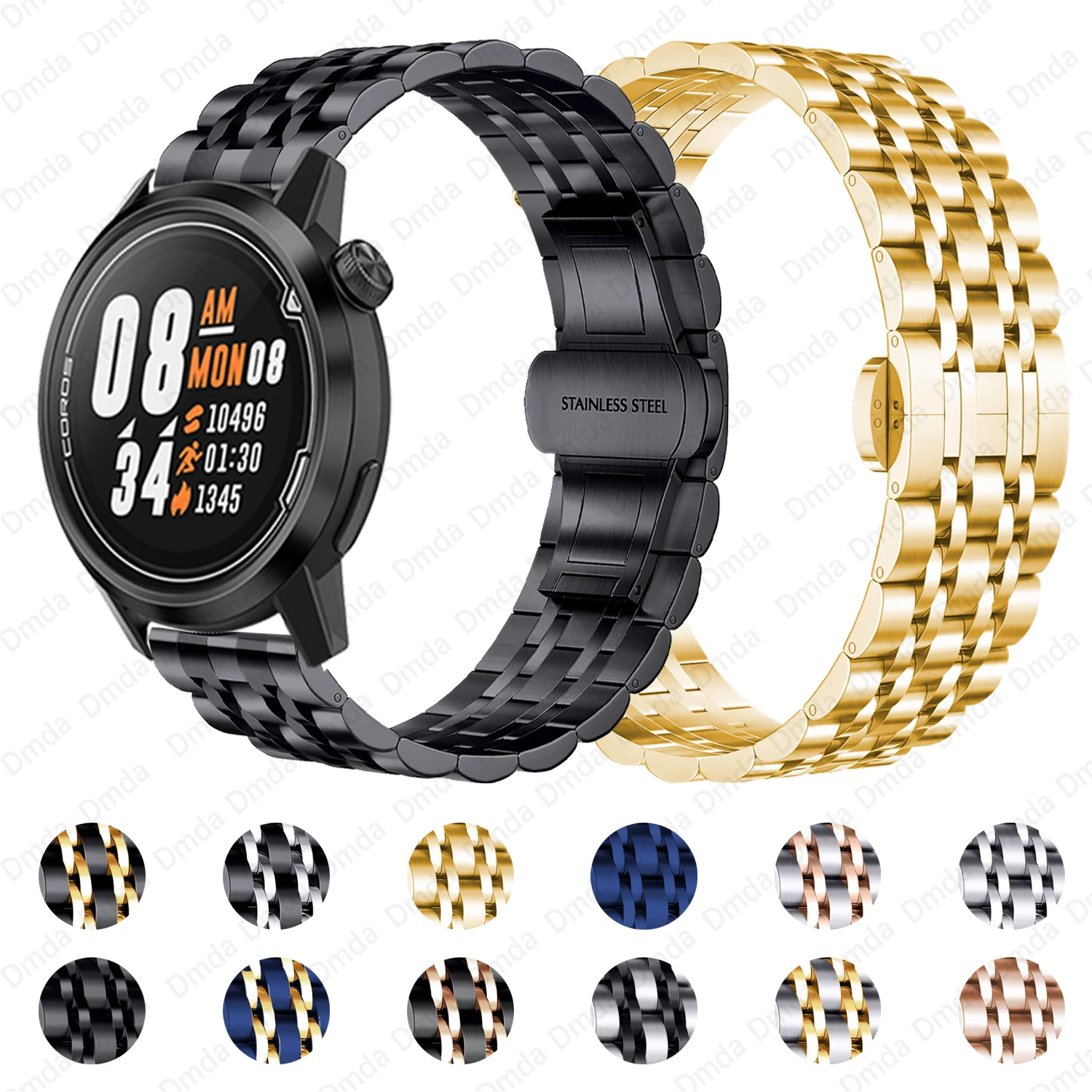 

Metal Strap For COROS PACE 2 Band Stainless Steel Bracelet For COROS APEX Pro APEX 46mm 42mm 20mm 22mm Belt Wristbands Watchband