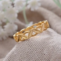 ring for women girls dubai jewelry luck ethiopian gold color wedding gifts african ring