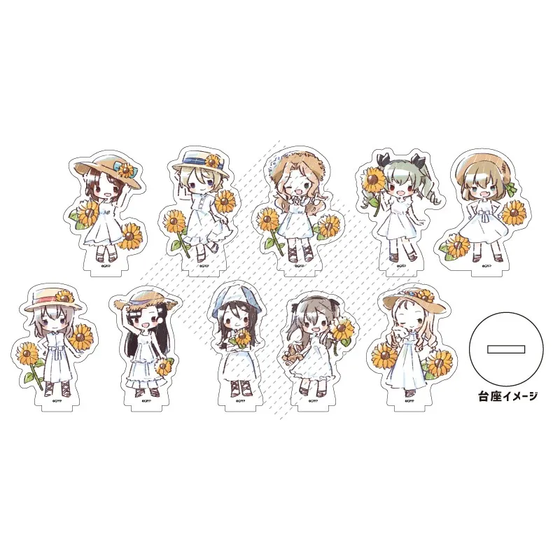 Игра Nishi Kinuyo Anchovy Darjeeling акриловая кукла-подставка аниме Nishizumi Miho Maho мини-фигурка