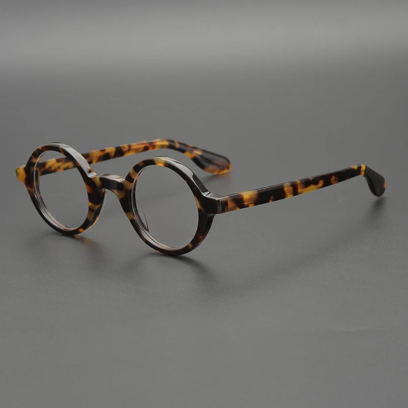

cubojue Small Round Reading Glasses 1.75 1.25 1.5 42mm Eyeglasses Frames Read Men Unisex Black Tortoise Diopter 0.75 0.5 4.0 5