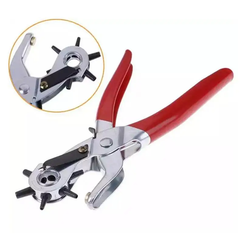

Leather Hole Punch Heavy Duty Hole Punch Pliers Leather Hole Punch Tool Belt Hole Puncher for Belts Belt Puncher for Leather