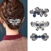 new fashion crystal floral hairpins for ladies women girls hair clips elegant jewelry bridal barrettes cart%c3%a3o de cabelo elegante