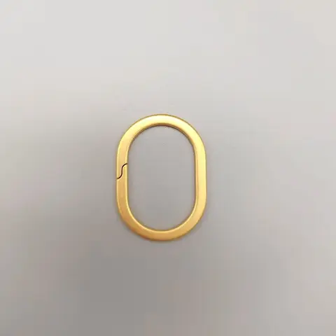 Мужские титановые брелоки овальные