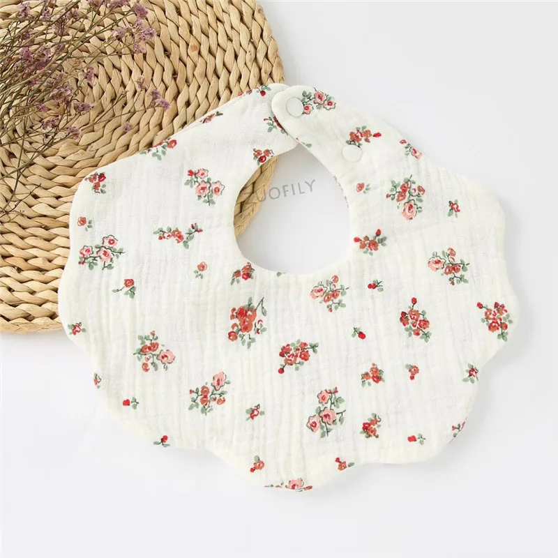 Хлопковые однотонные детские нагрудники 360 цветов слюнявчик для новорожденных