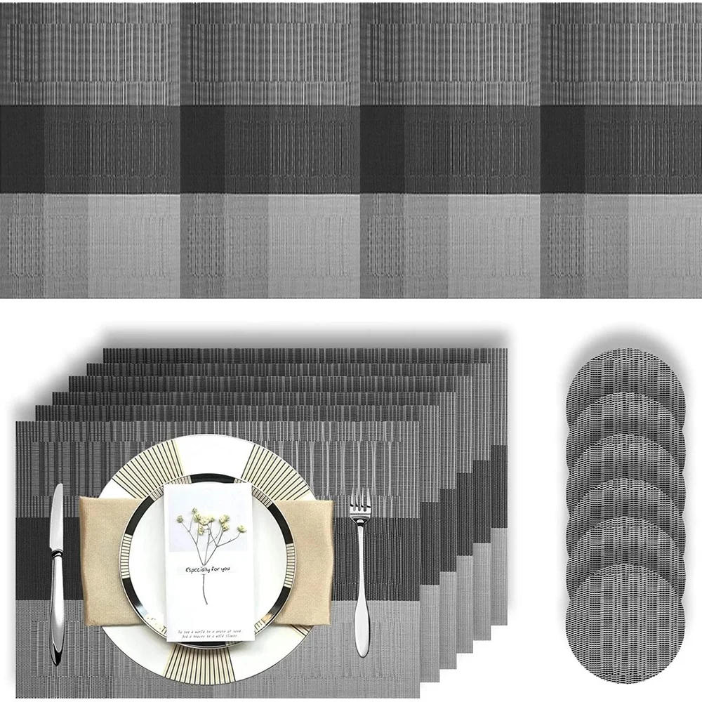 

Набор подставок из ПВХ, Нескользящие моющиеся коврики с теплоизоляцией, 9/12/13