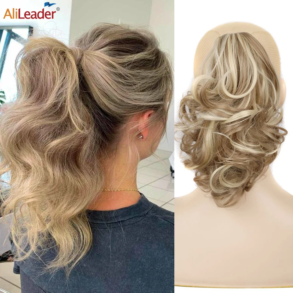 

Накладной удлинитель для хвоста, термостойкий синтетический конский хвост