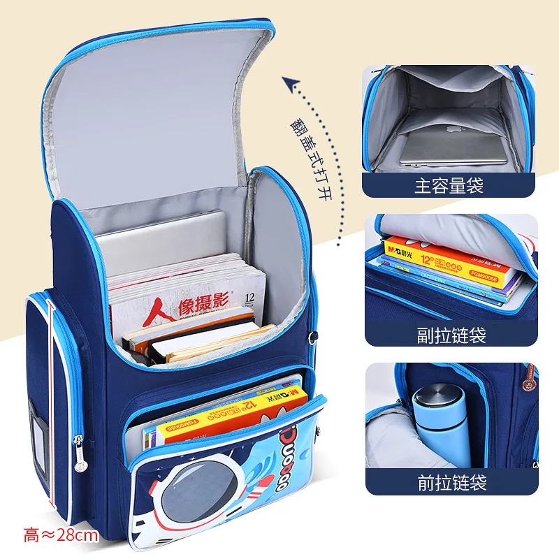 Drop Shipping Children School Bags for Kids Cute Cartoon Schoolbag with Pen Case Primary Kids Backpack School Kids Bags for Girl