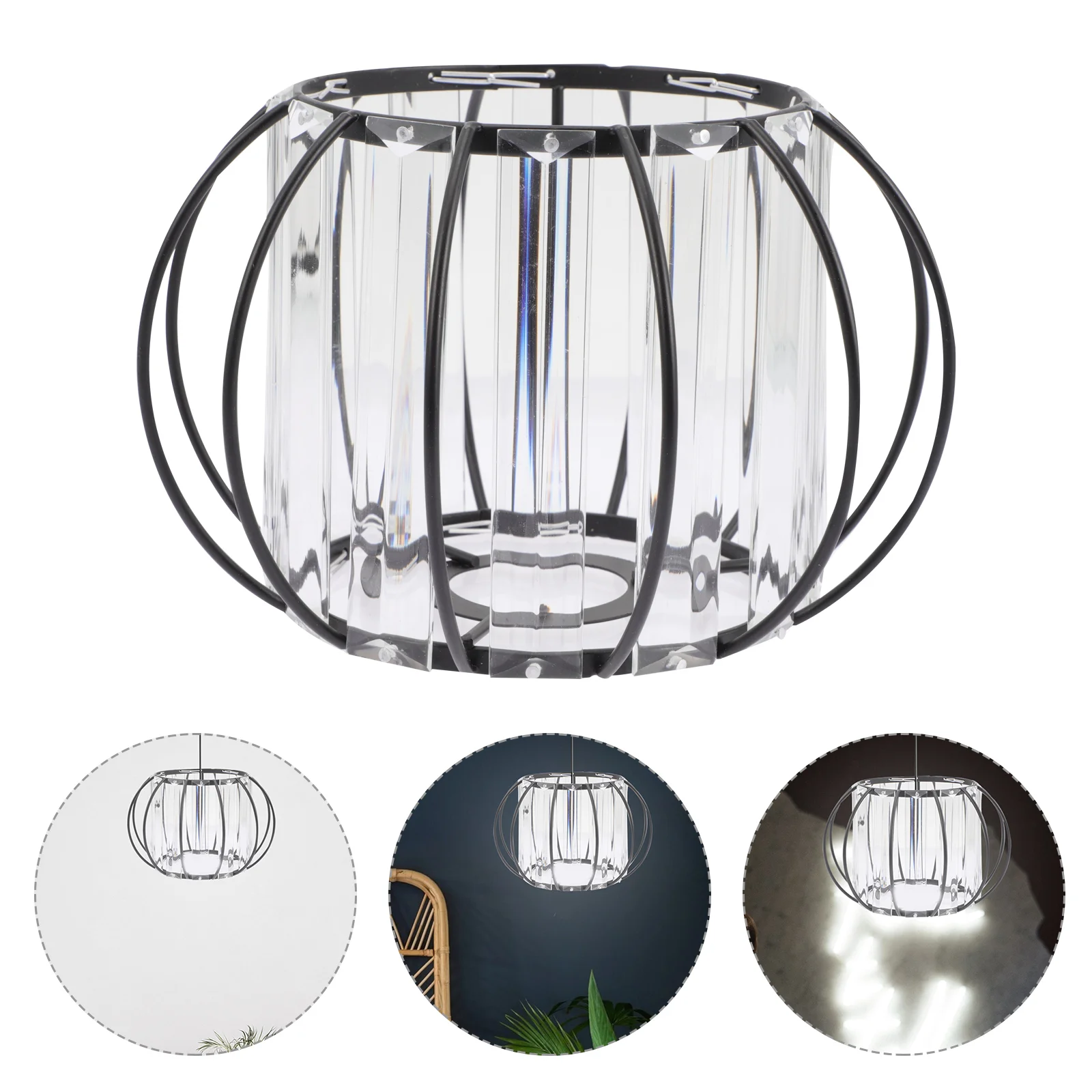 

Великолепный Изысканный подвесной светильник с абажуром, крышка светильника, корпус для лампы, защитное стекло, световой тень