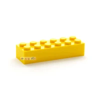 20pcslot building blocks diy high 2x6 dots 16color bricks size compatible with 2456 diy kids toys educational for children