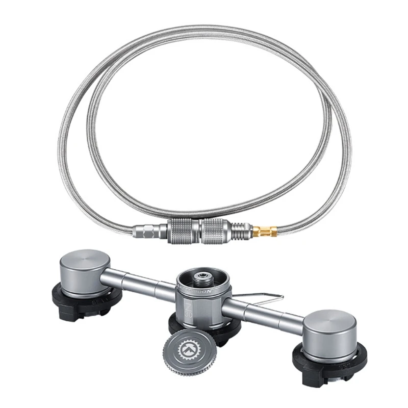 

3 в 1, переходник из нержавеющей стали для газовой канистры