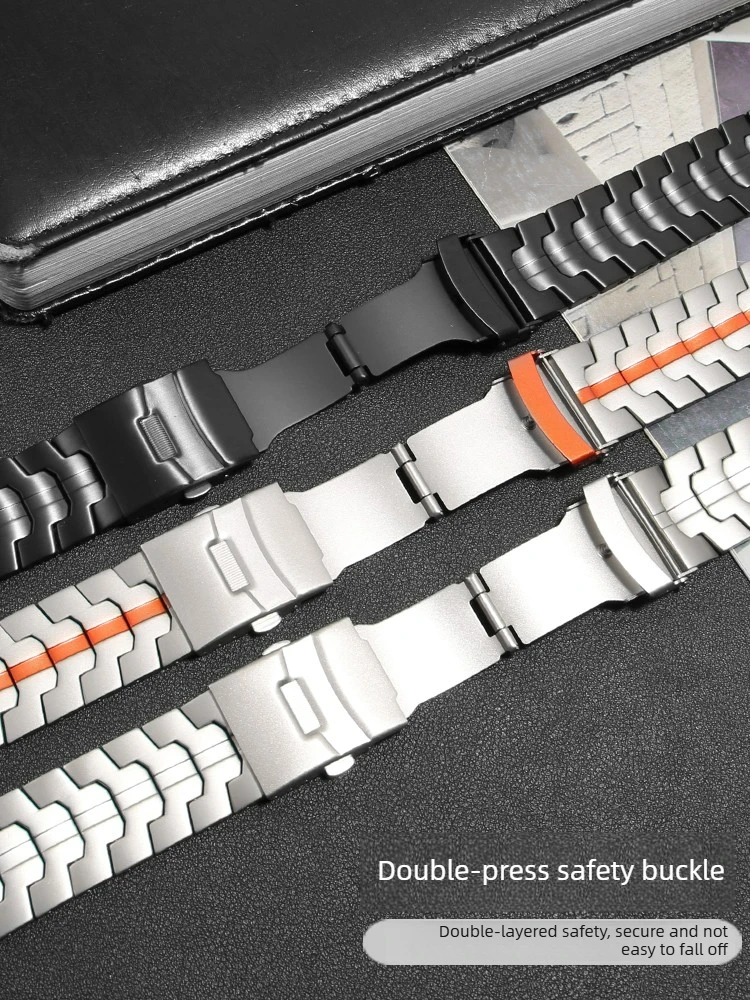 Фото Ремешок для часов из нержавеющей стали для Tissot Suchi Darth Vader T116, Sudare T125, быстросъемный браслет из нержавеющей стали №4