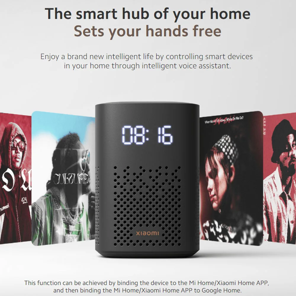Умный динамик Xiaomi с ИК-управлением Wi-Fi Bluetooth 5 0 музыкальный плеер со светодиодным