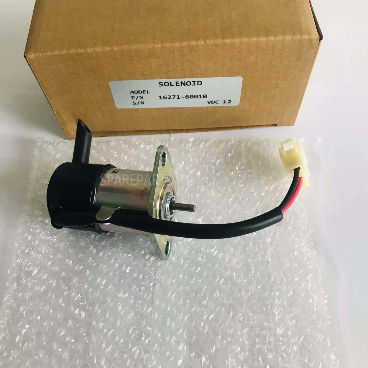 Novo 12v fechou solenóide para cortador de trator kubota v2003 v2203 v2403 1a021-60015 1a021-60016 1a021-60017