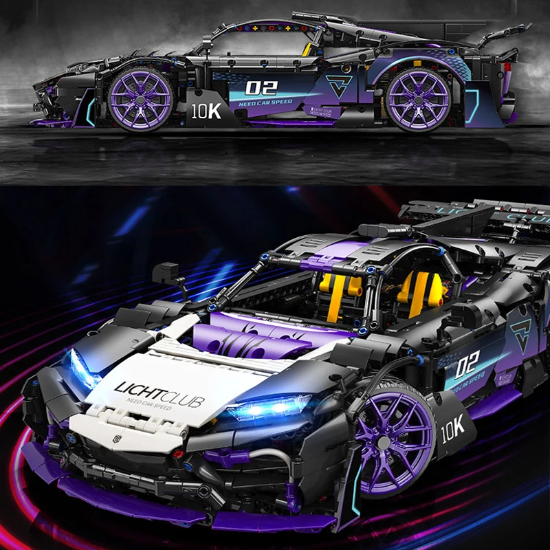 В наличии 2244 шт. MOC технический город с дистанционным управлением спортивный