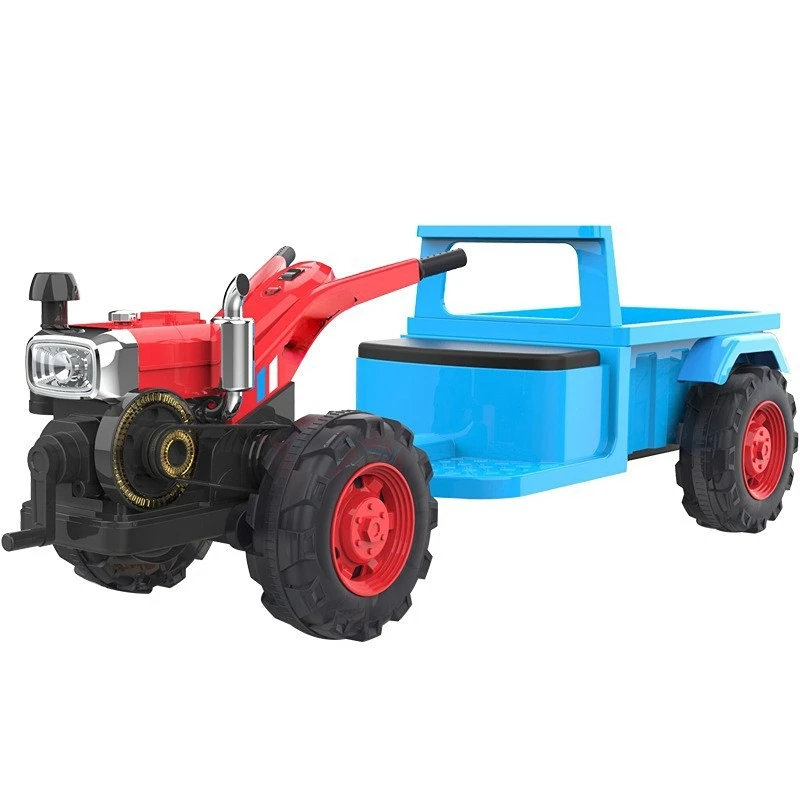 Four Wheel Boys And Girls With Bucket Tractor Creative Birthday Toys Gift For Children