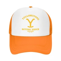classic unisex yellowstone dutton ranch baseball cap adult adjustable trucker hat men women hip hop snapback caps sun hats