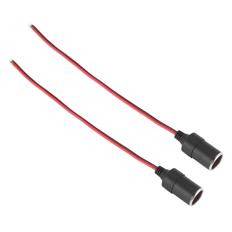 

2 шт., автомобильное зарядное устройство для прикуривателя, с кабелем 26 см