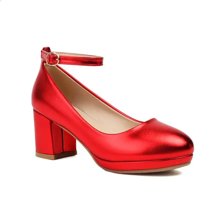 Повседневная обувь большого размера на каблуке. Женские короткие туфли-лодочки.