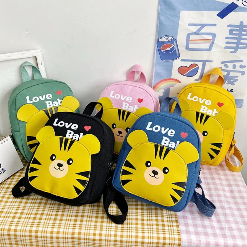 

Детский милый маленький тигр, единорог для детей 1-5 лет, маленький рюкзак для детского сада, для мальчиков и девочек, миниатюрный мультяшный ...