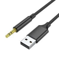 usb to 3 5mm aux cable adapter headphone jack 3 5mm stereo cord drop shipping