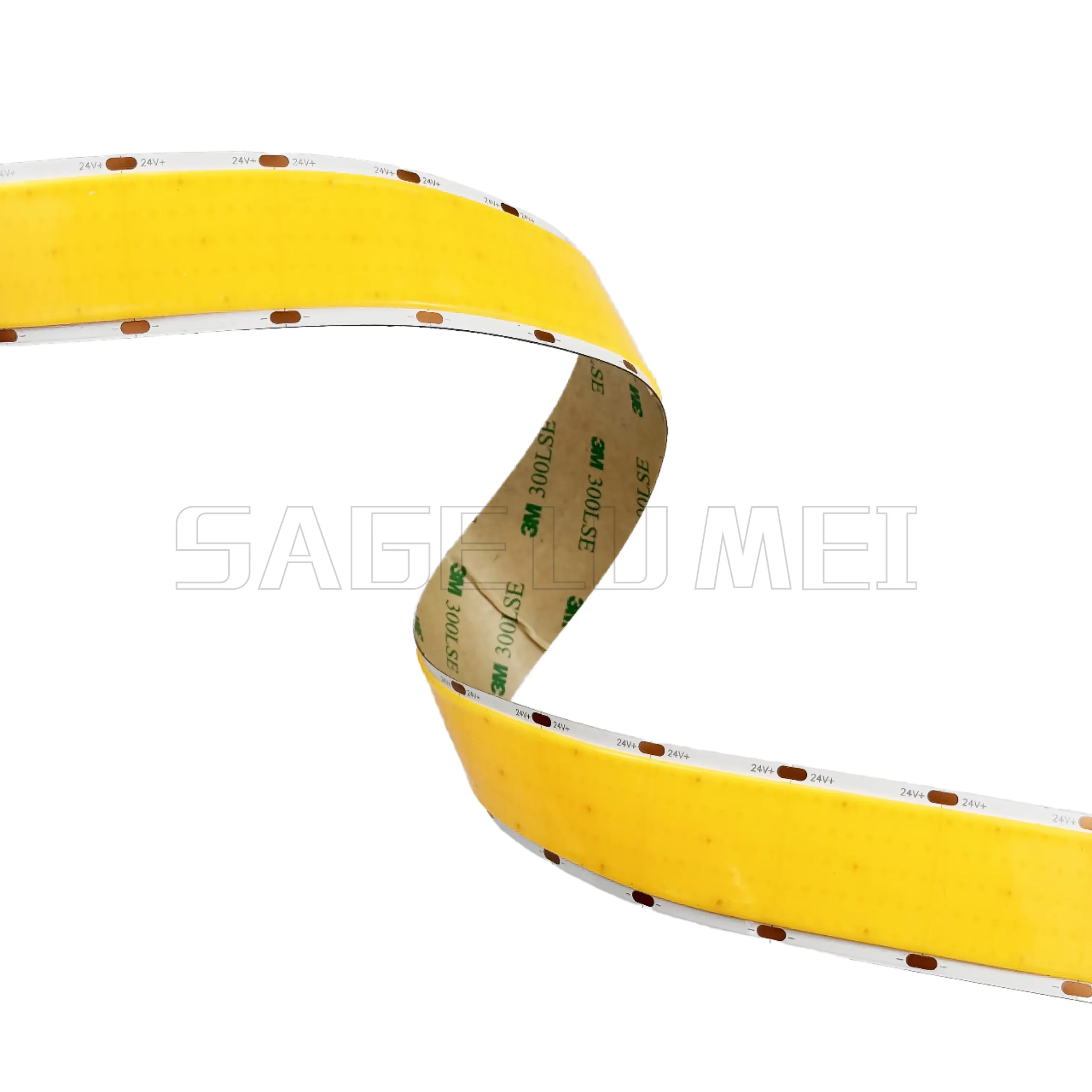 Фото DC24V 960Leds/M Трехлинейная светодиодная лента Cob 15 мм Люминесценция большой площади Высокая яркость Свет для умного дома 25 Вт/м Домашняя спальня Вечеринка №3