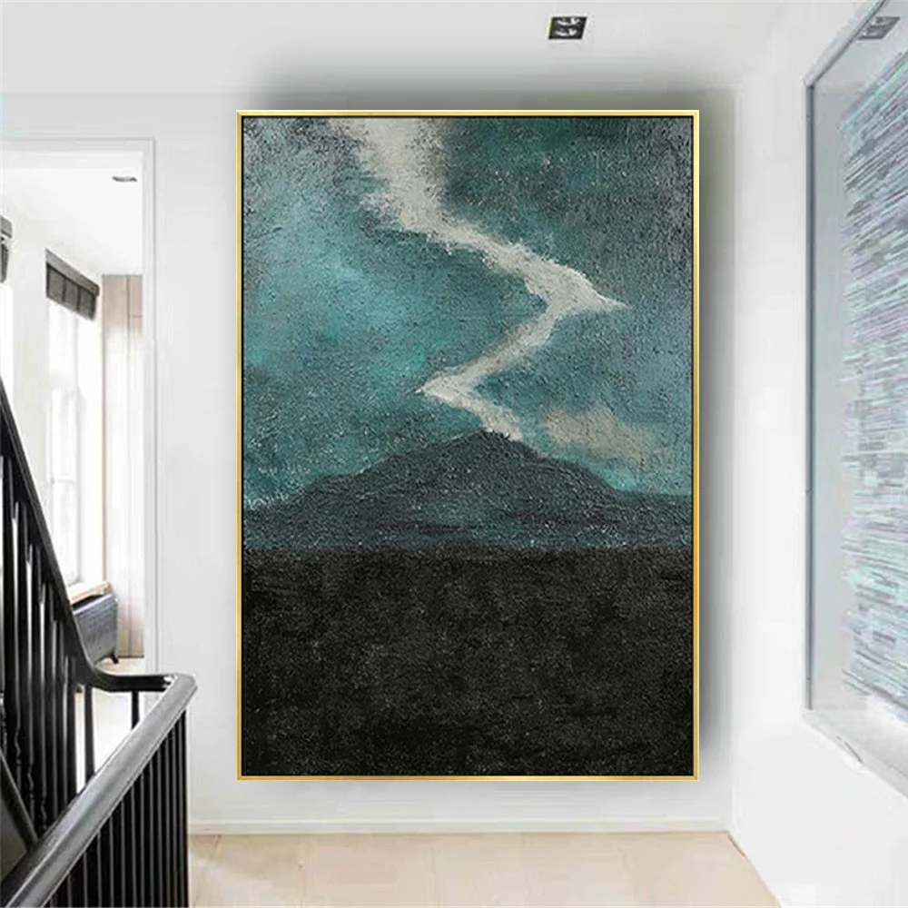 

100% ручная роспись домашний декор для гостиной Настенная картина холст морской пейзаж масляная живопись Настенная картина квадратные карти...