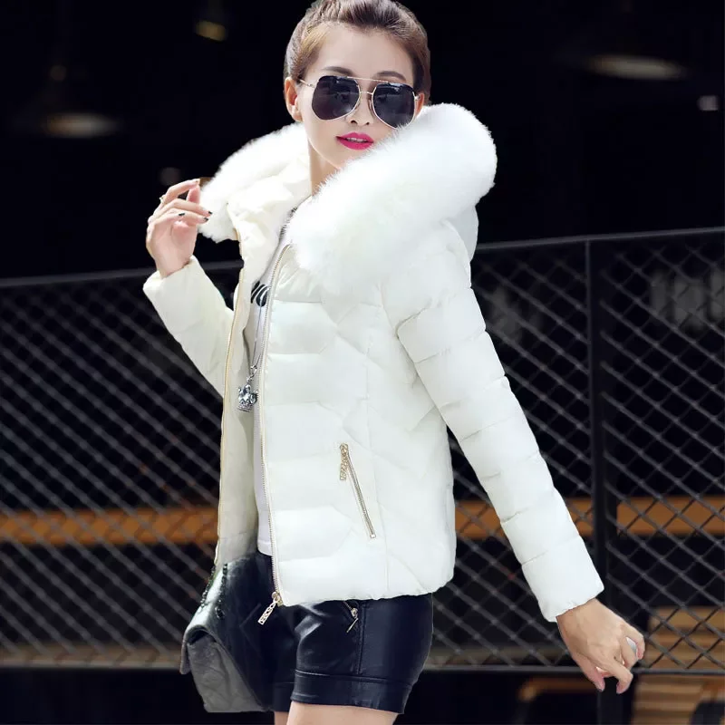 2022New Female Long Jacket Woman Parka 2022 Coat Women Fake Fur Collar Warm Outerwear Down Jacket Winter Jacket Women Coat