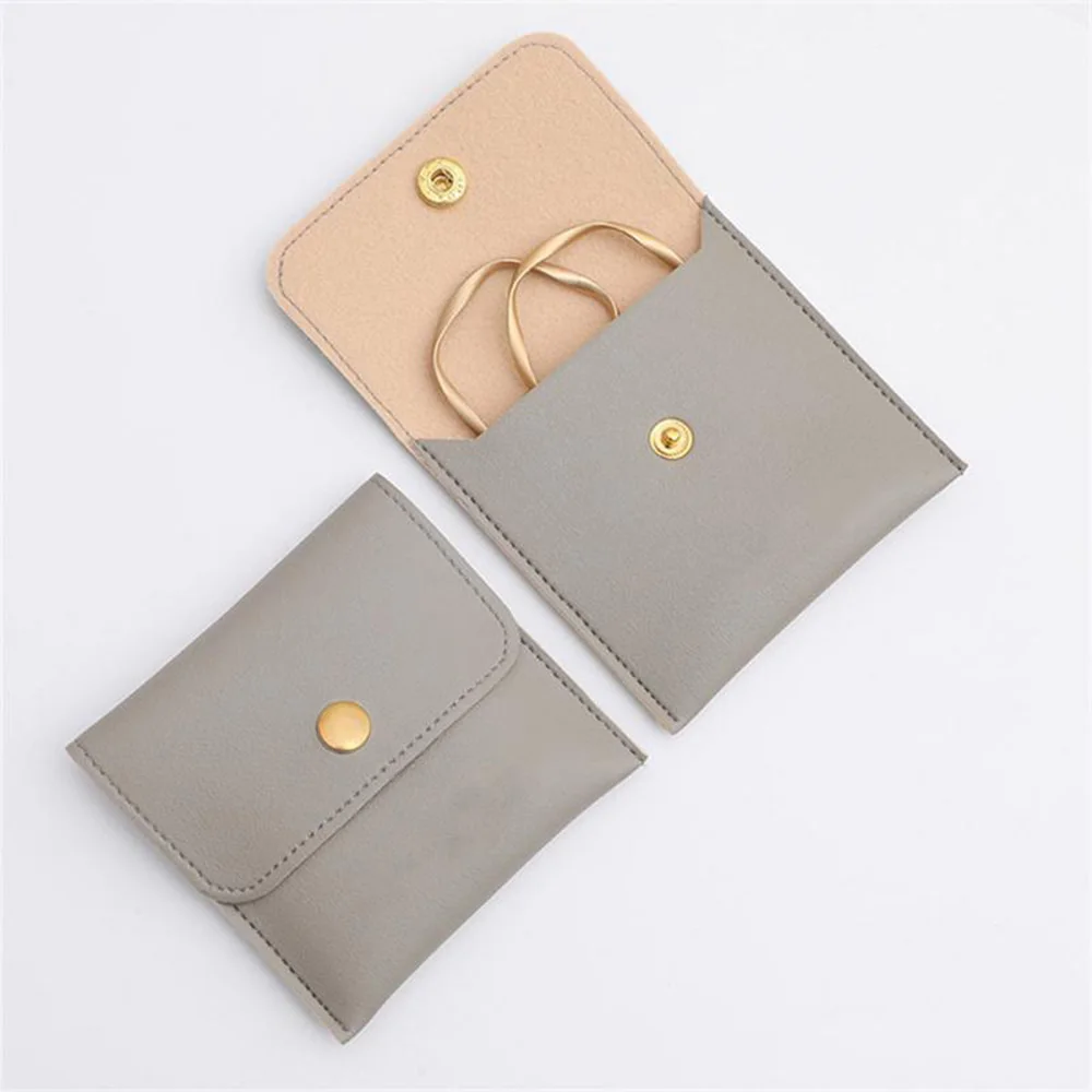 Искусственная кожаная сумочка для украшений