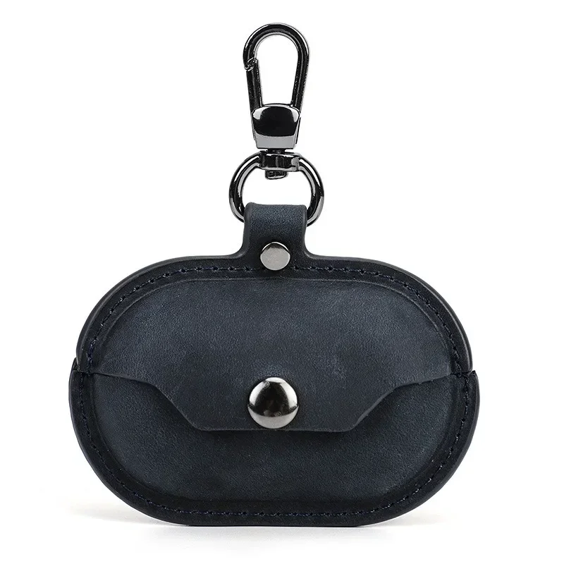 Чехол из натуральной кожи для наушников Sony Ambie Sound противоударный чехол зарядное