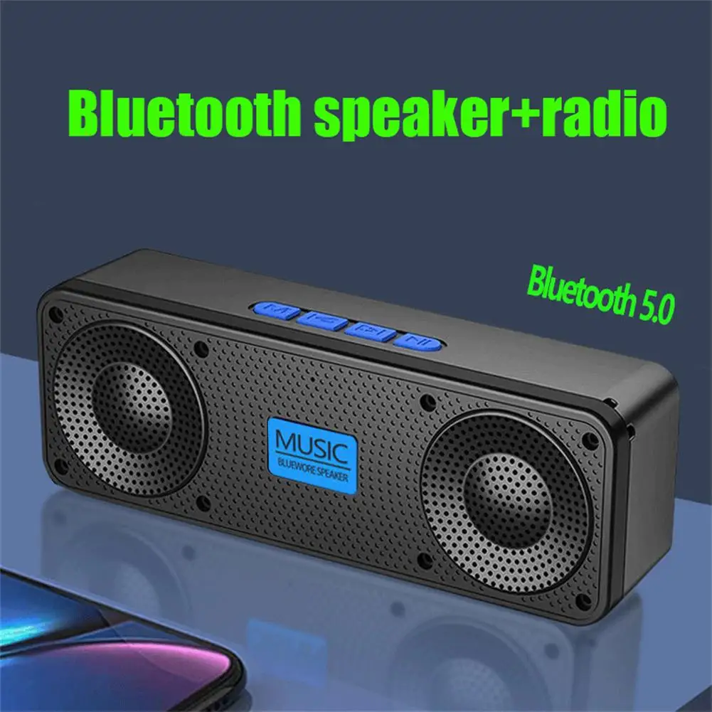 

S18 Bluetooth Speaker Wireless Smart Mobile Phone Audio Subwoofer Loudspeaker Outdoor Card Radio Portable Speaker