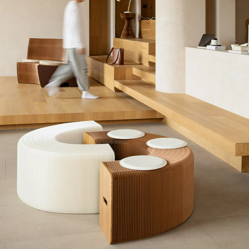 

Табурет для смены обуви, телескопическая складная скамейка, творческий многофункциональный домашний низкий стул, домашняя мебель