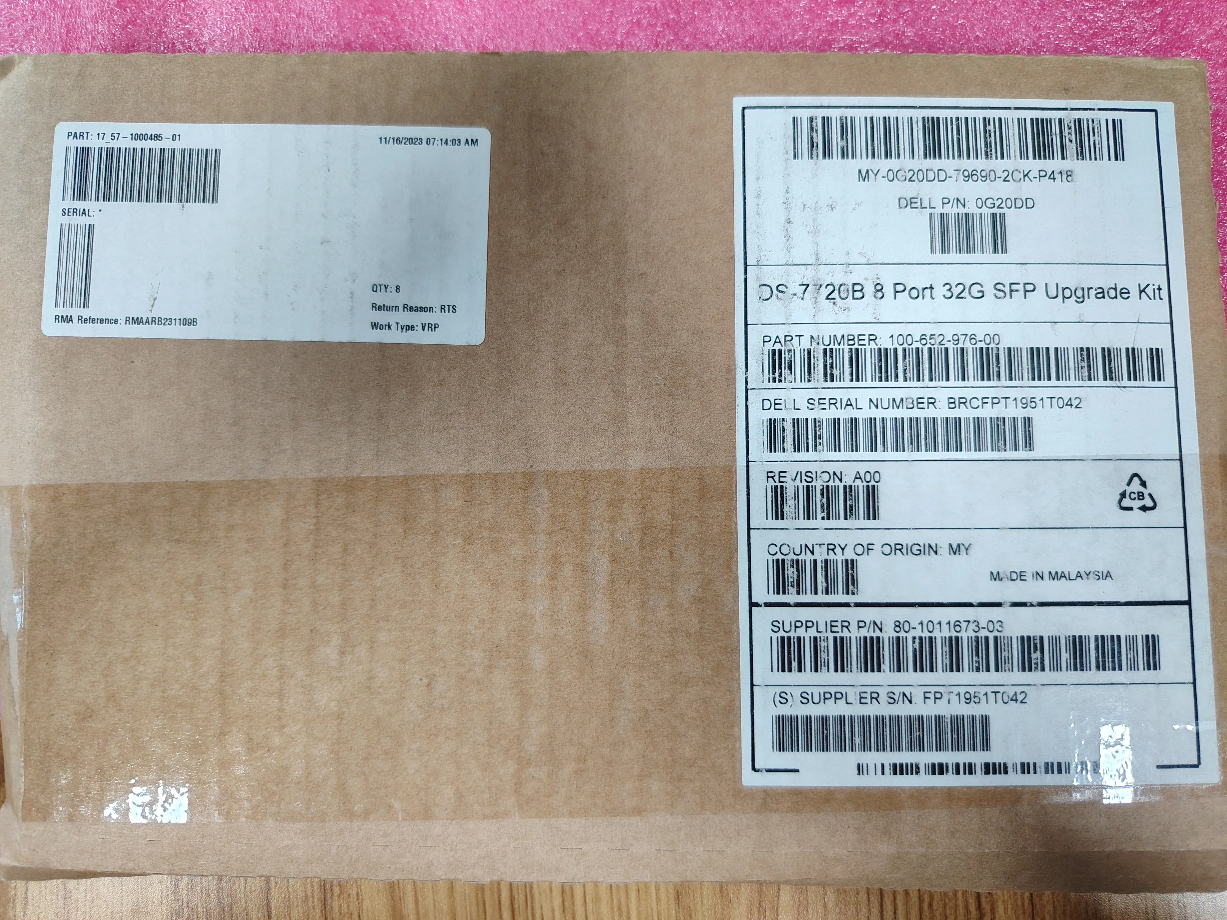 Парчовый трансивер 32G Sfp новое шифрование 57- 1000485 -01 SW-SEC FC-SAN XBR- 000412