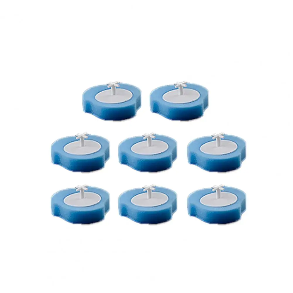 

Scrubbing Brush Head 8Pcs/Set Attractive Wide Application Portable Universal High Friction Replace Brush Head for Kitchen
