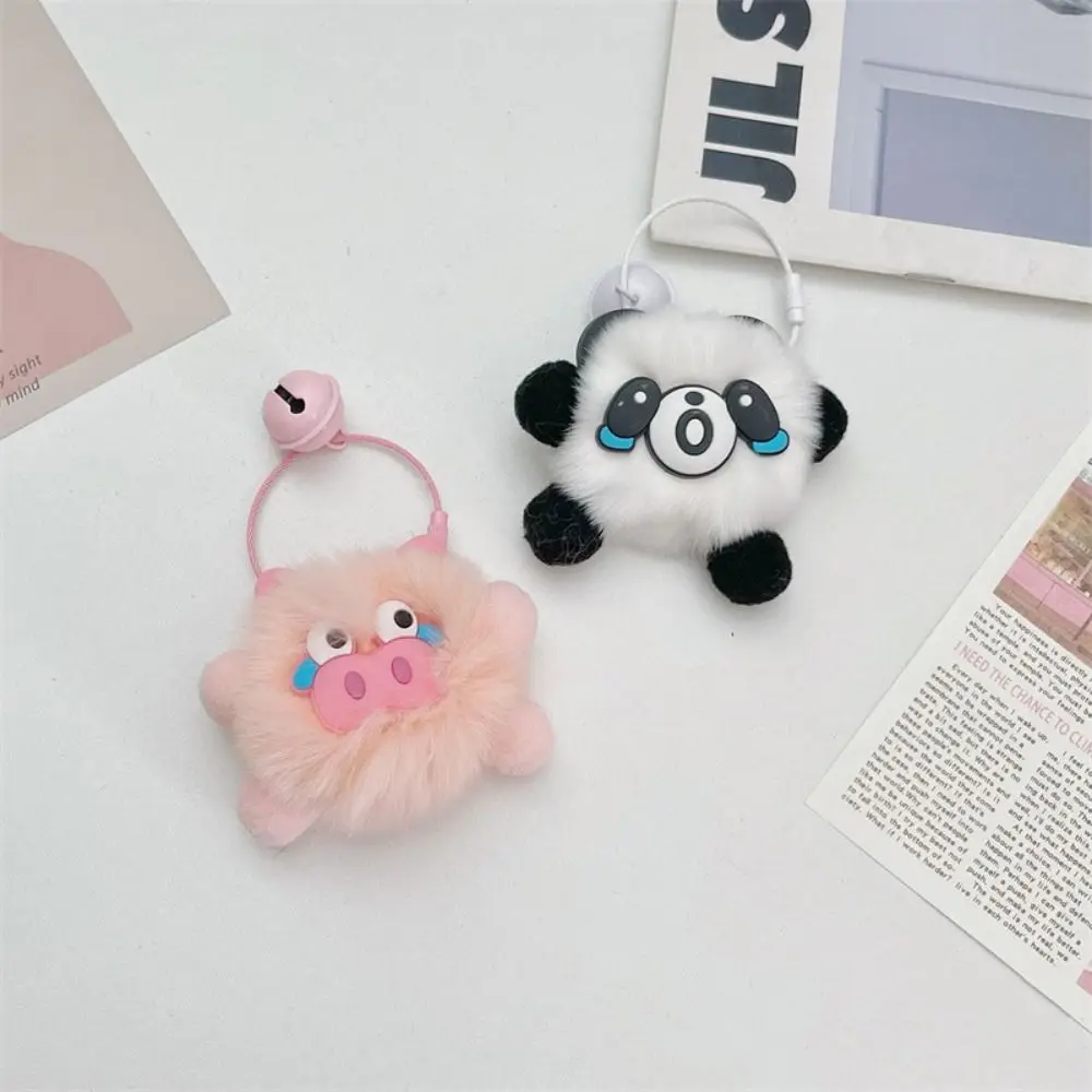 Ювелирные аксессуары мех кролика капибары брелок для ключей с собакой волосатый