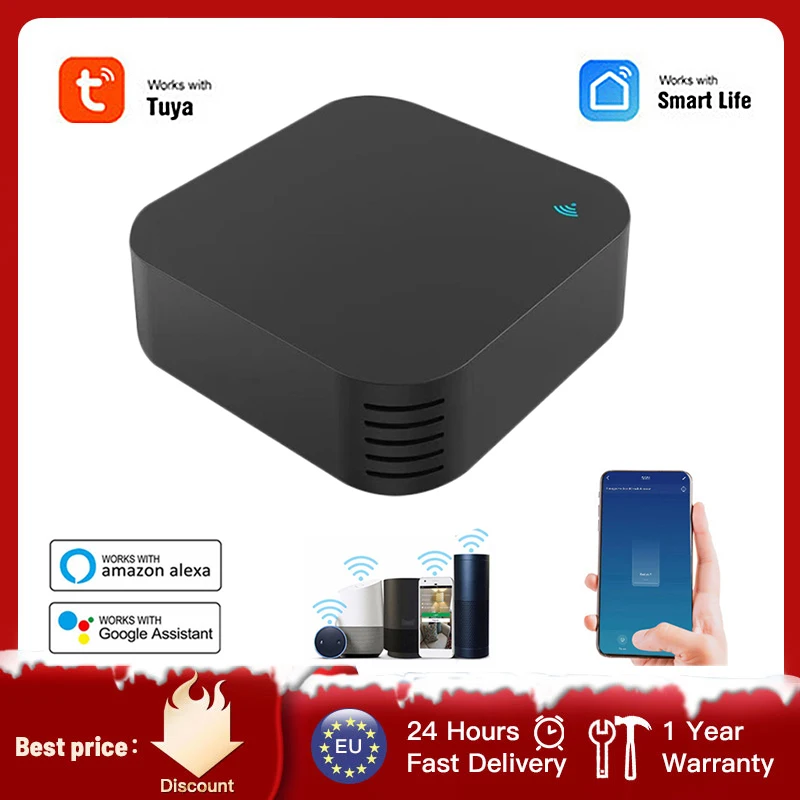 

ИК-пульт ДУ Tuya с Wi-Fi и датчиком температуры