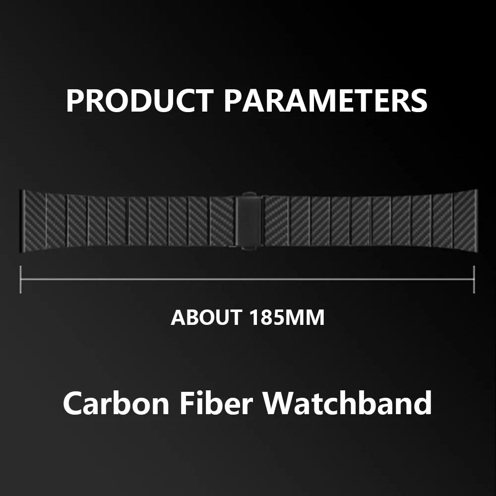 Ремешок сменный из углеродного волокна для HUAWEI Watch GT 2 3 Pro браслет наручных часов 46