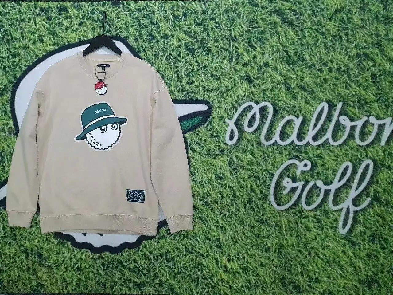 

Golf Men's Loose Round Neck Long Sleeve Casual Sweatshirt