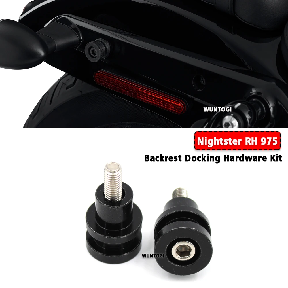 

Passenger Rear Cushion NIGHTSTER 975 Accessories Backrest Docking Hardware For Nightster 975 RH 975 Sportbike Holdfast Sissybar