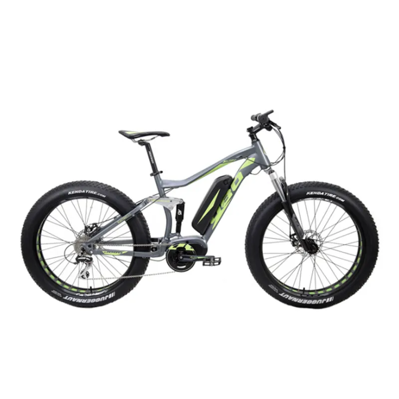 700C Full Suspension Adult Sport Electric Bicycle Fat Tyre 48V/14AH Battery Mountain E Bike Electric Hybrid Bike