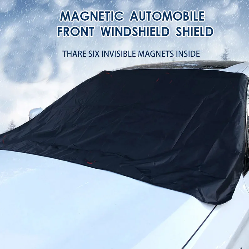 

Car Windshield Cover Windscreen Prevent Snow Sun Shade Ice Frost Guard Universal Auto Dust Protector Car Accessories