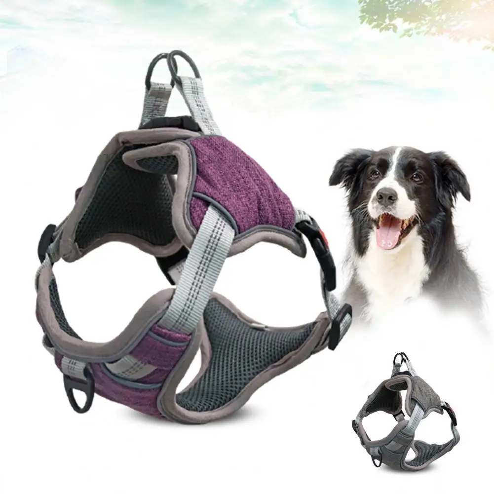 

Reflective Strong for Dog Cat Collar Mesh Comfortable Buckle Type Dropshipping Harness