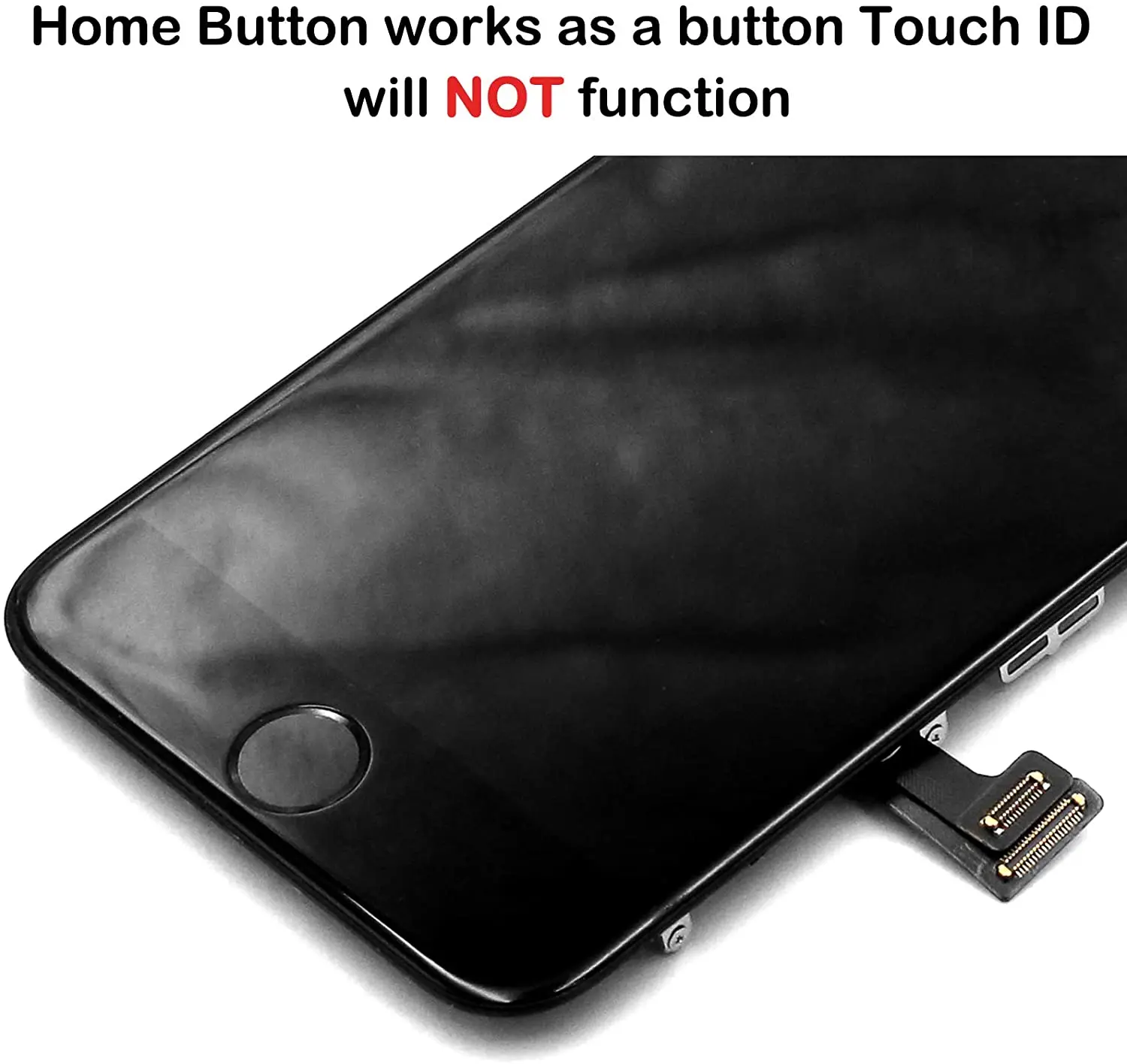 Сменный экран для iPhone 7 с кнопкой возврата в сборе фронтальная камера динамик