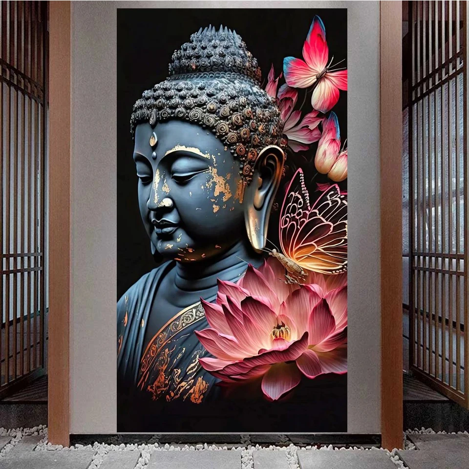 5D DIY алмазная живопись картины Будды полная квадратная круглая вышивка крестиком