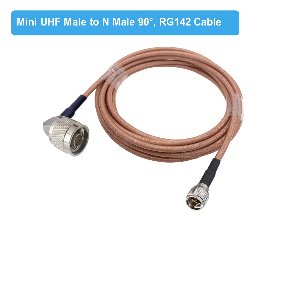 Фото BEVOTOP Мини UHF штекер-штекер PL259, коаксиальный кабель RG142 50-3, устойчивый к высоким температурам, соединительный кабель для антенны Wi-Fi роутера. №4